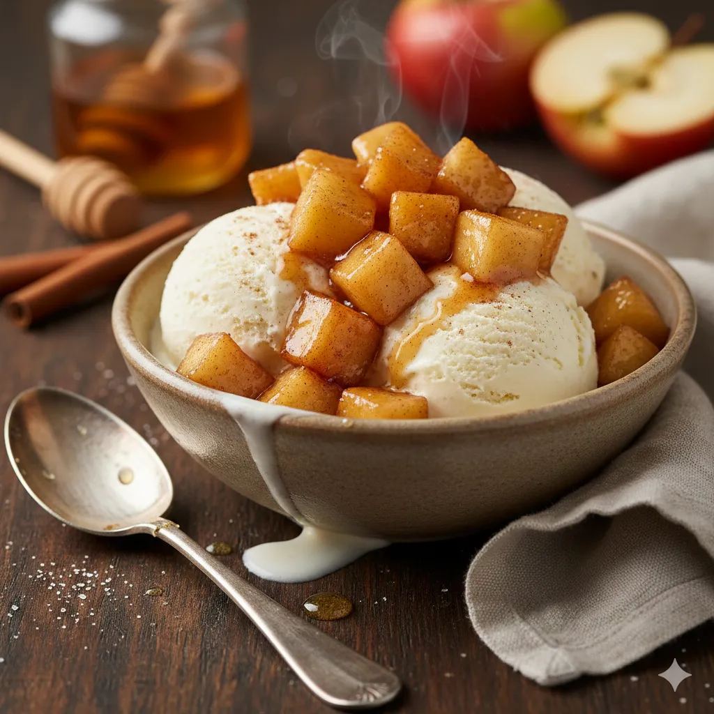 Apple Cinnamon Ice Cream Topping