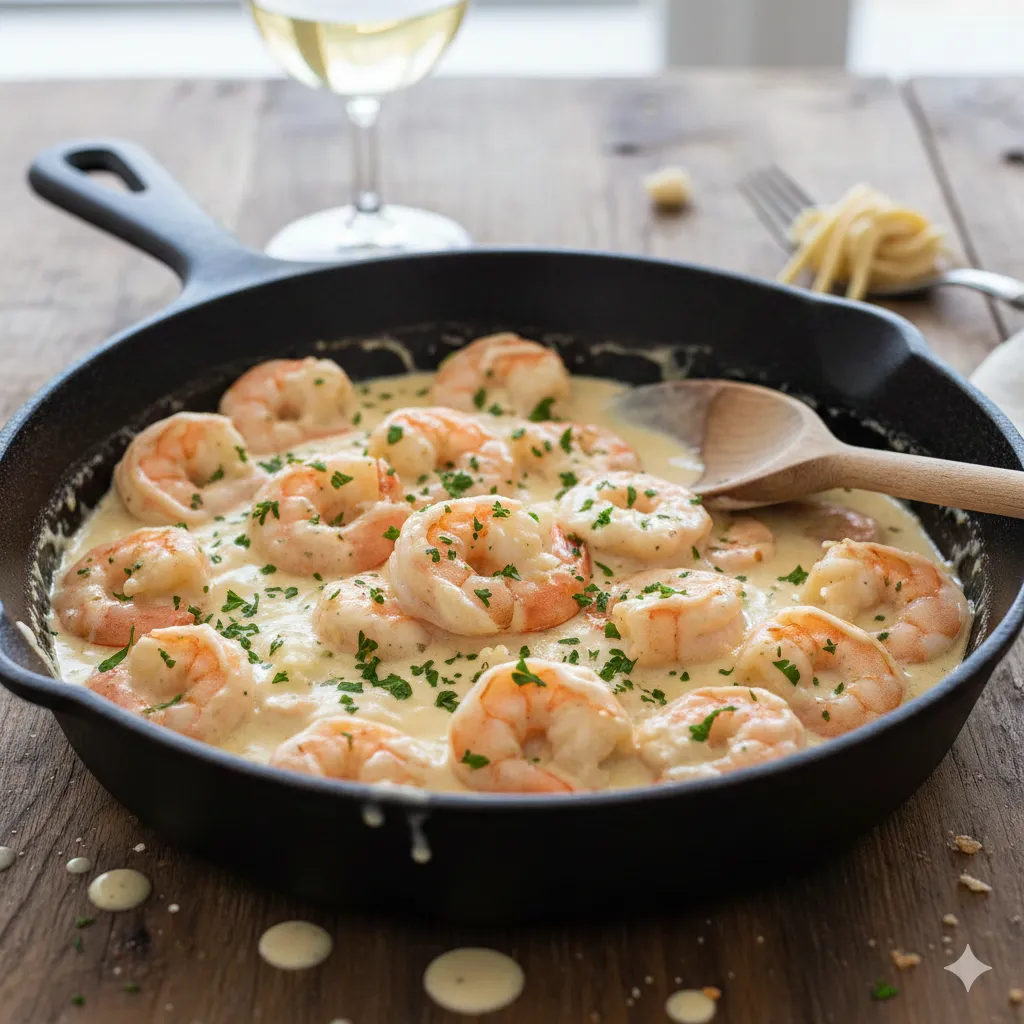 Creamy Garlic Shrimp