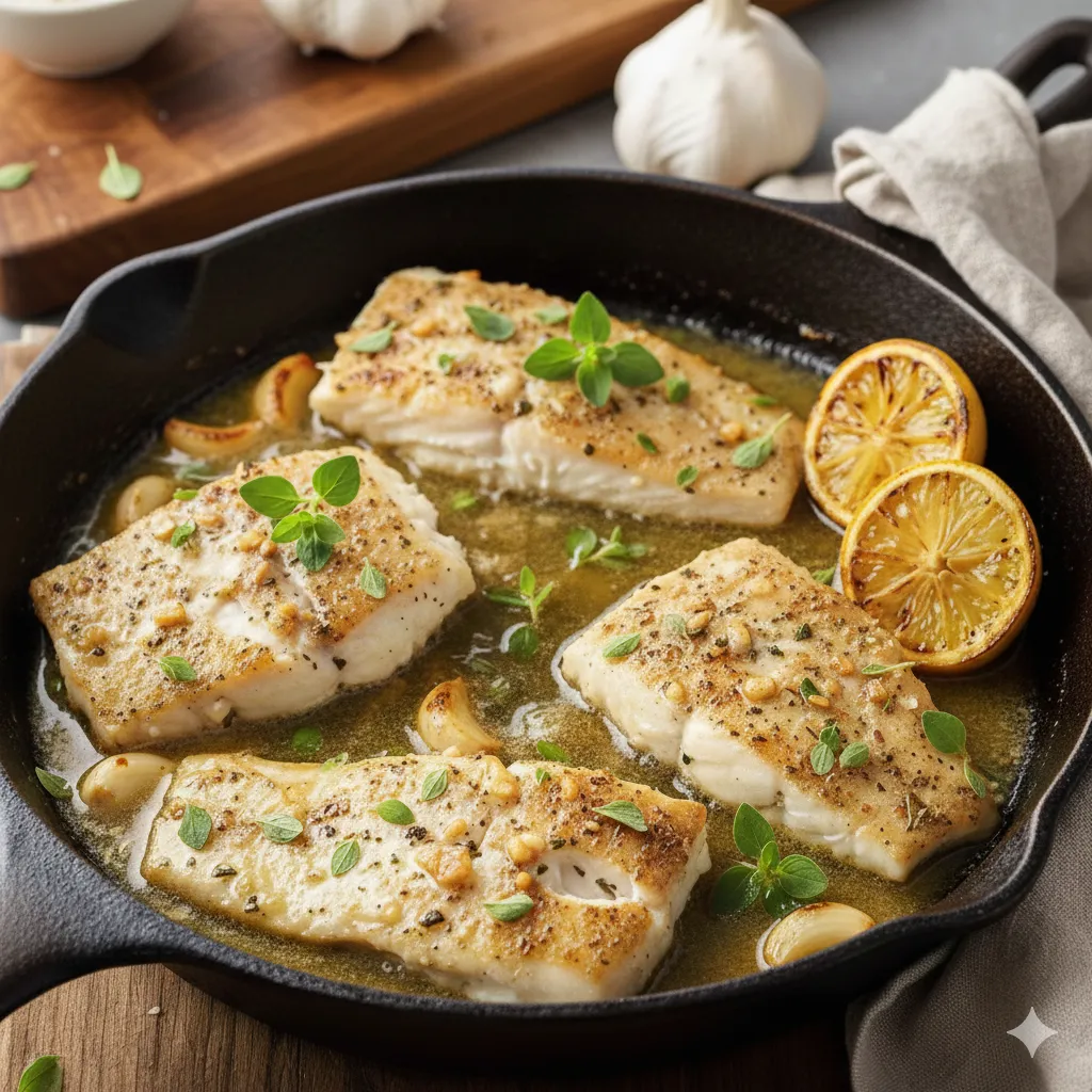 Garlic Butter Haddock