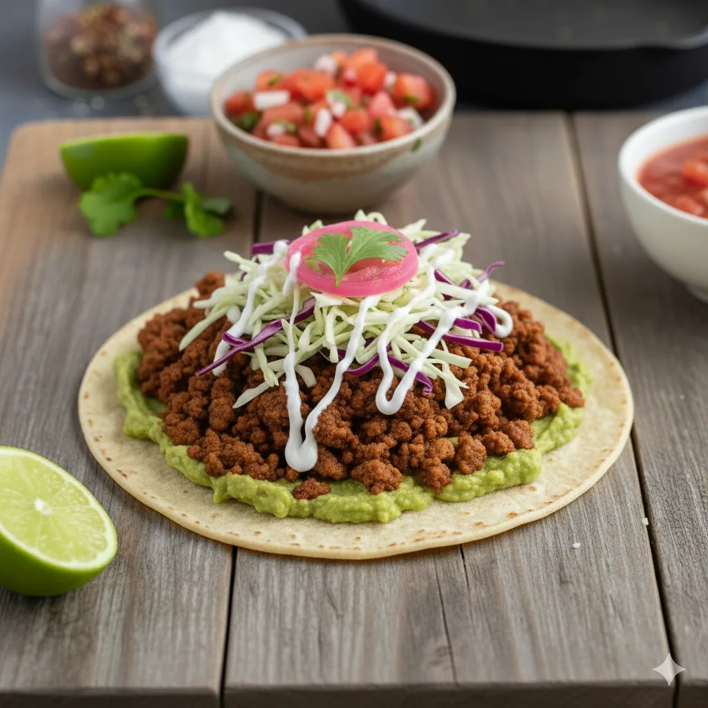 Ground Pork Tacos